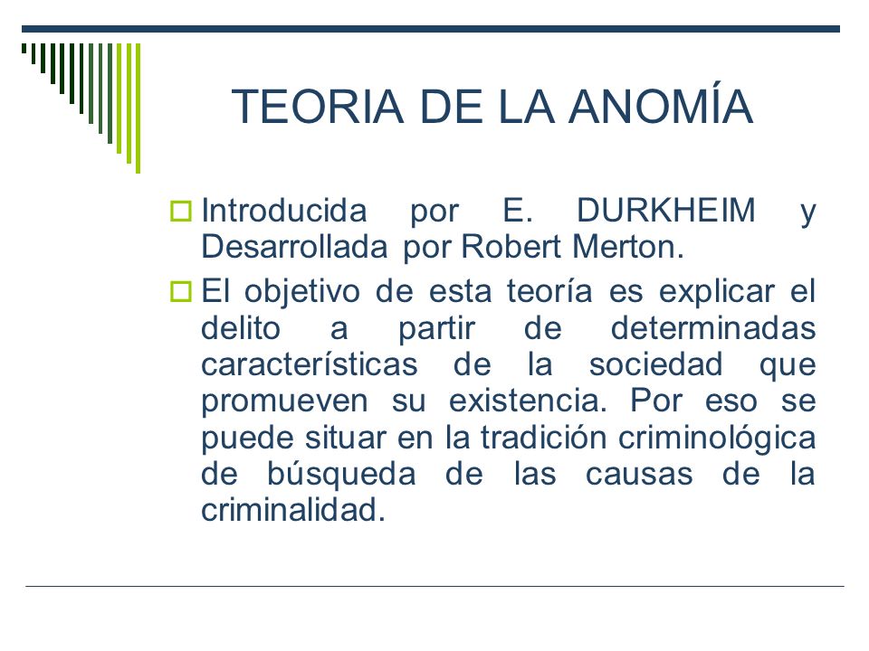 ESTRUCTURA SOCIAL Y ANOMIA estructura social y anomia: