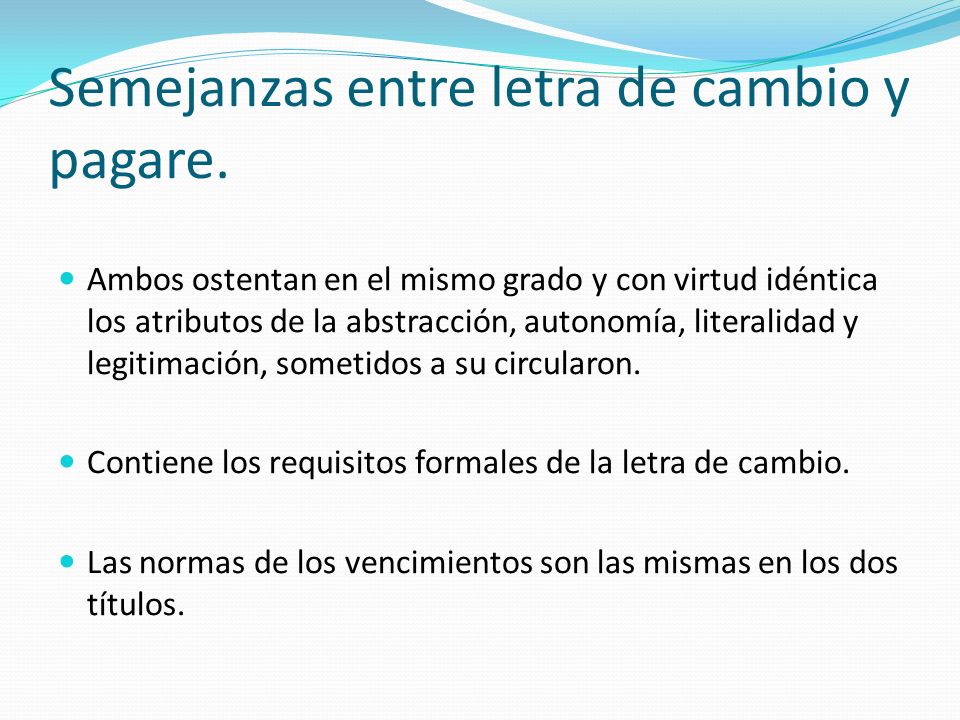 LETRA DE CAMBIO EL CHEQUE Y EL PAGARE letra de cambio el cheque y el pagare:
