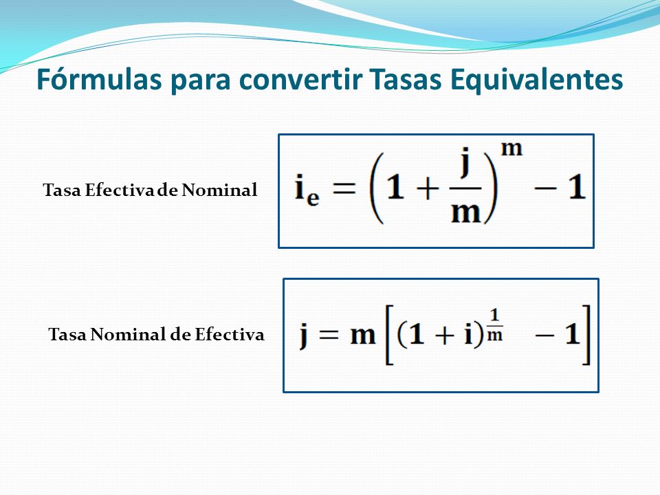 INTERES NOMINAL interes nominal: