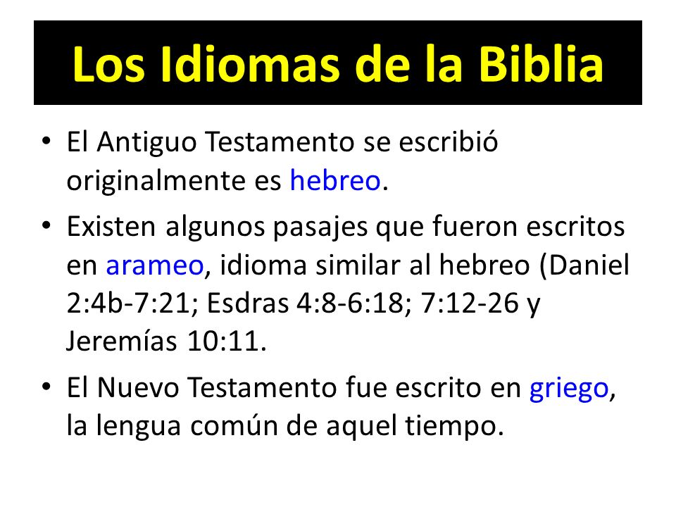 GRIEGO DE LA BIBLIA griego de la biblia: