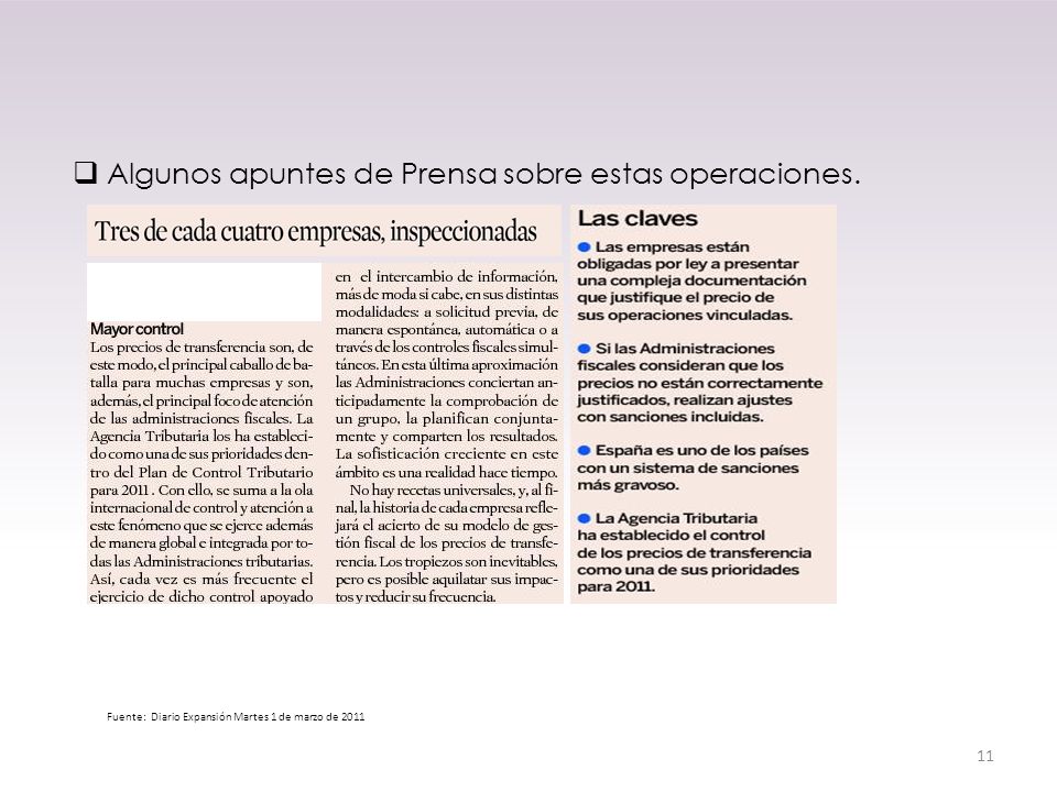 Operaciones Vinculadas Y Precios De Transferencia Servicios De