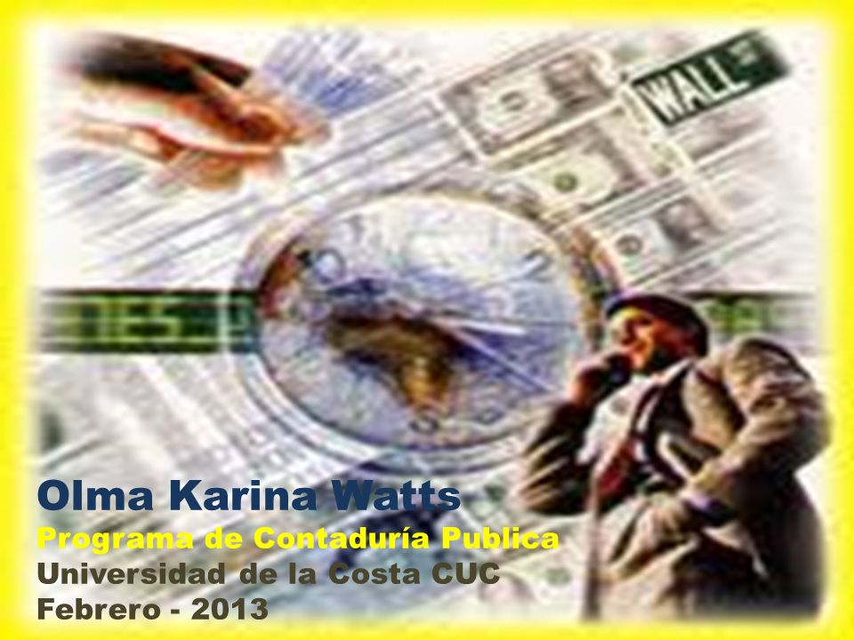 Olma Karina Watts Programa de Contaduría Publica Universidad de la Costa CUC Febrero
