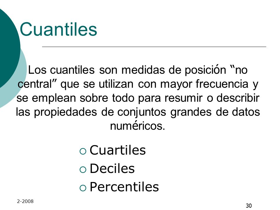 Medidas num é ricas descriptivas Estad í stica Capítulo ppt descargar