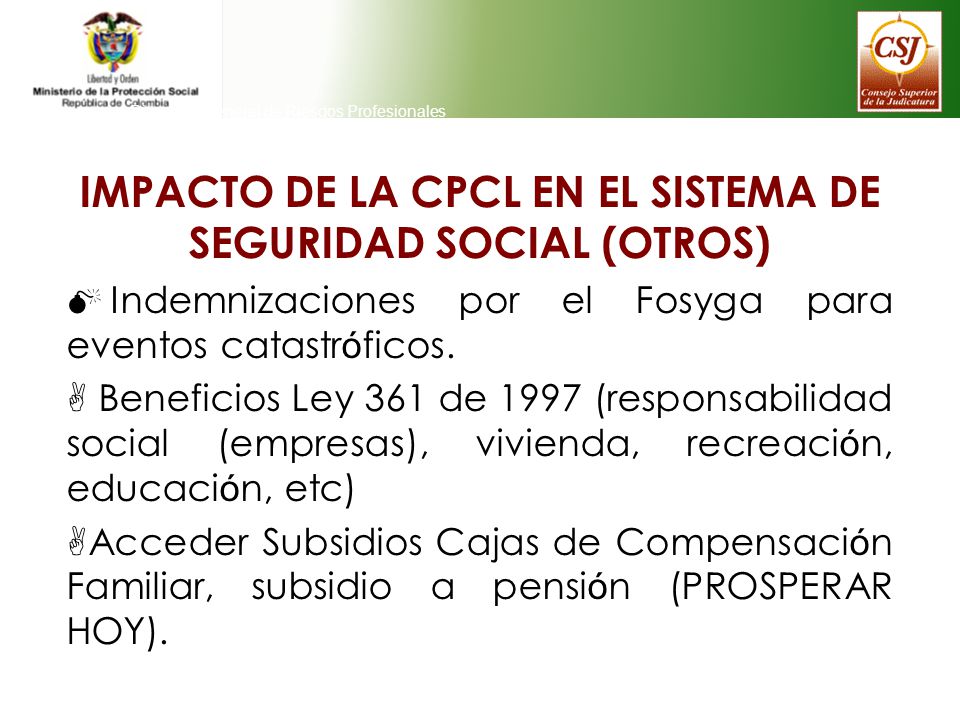 LA LEY 361 DE 1997 la ley 361 de 1997: