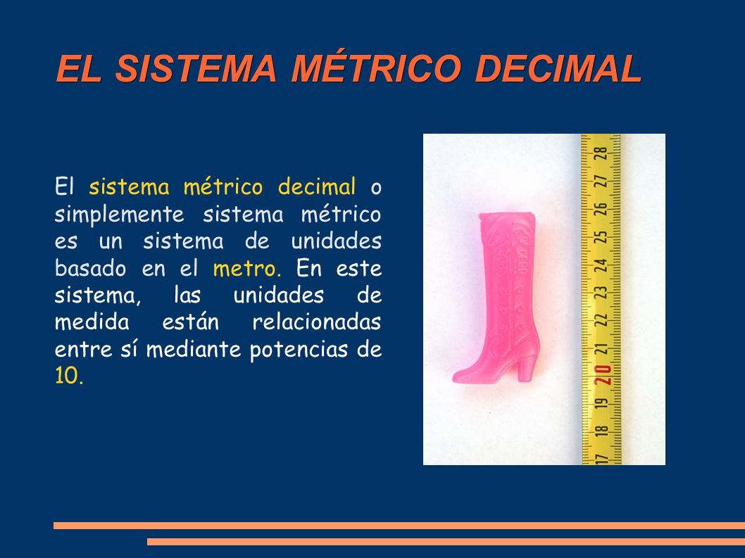 Resultado de imagen de sistema metrico decimal