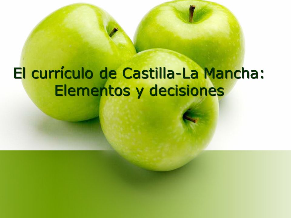 El currículo de Castilla-La Mancha: Elementos y decisiones