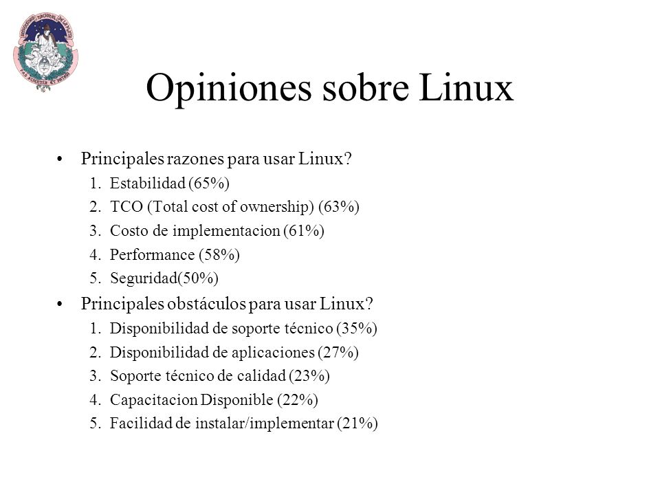 Opiniones sobre Linux Principales razones para usar Linux.