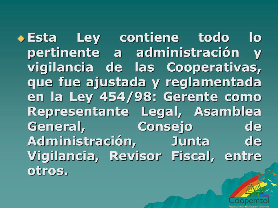 LA LEY GENERAL DE ASOCIACIONES COOPERATIVAS la ley general de asociaciones cooperativas: