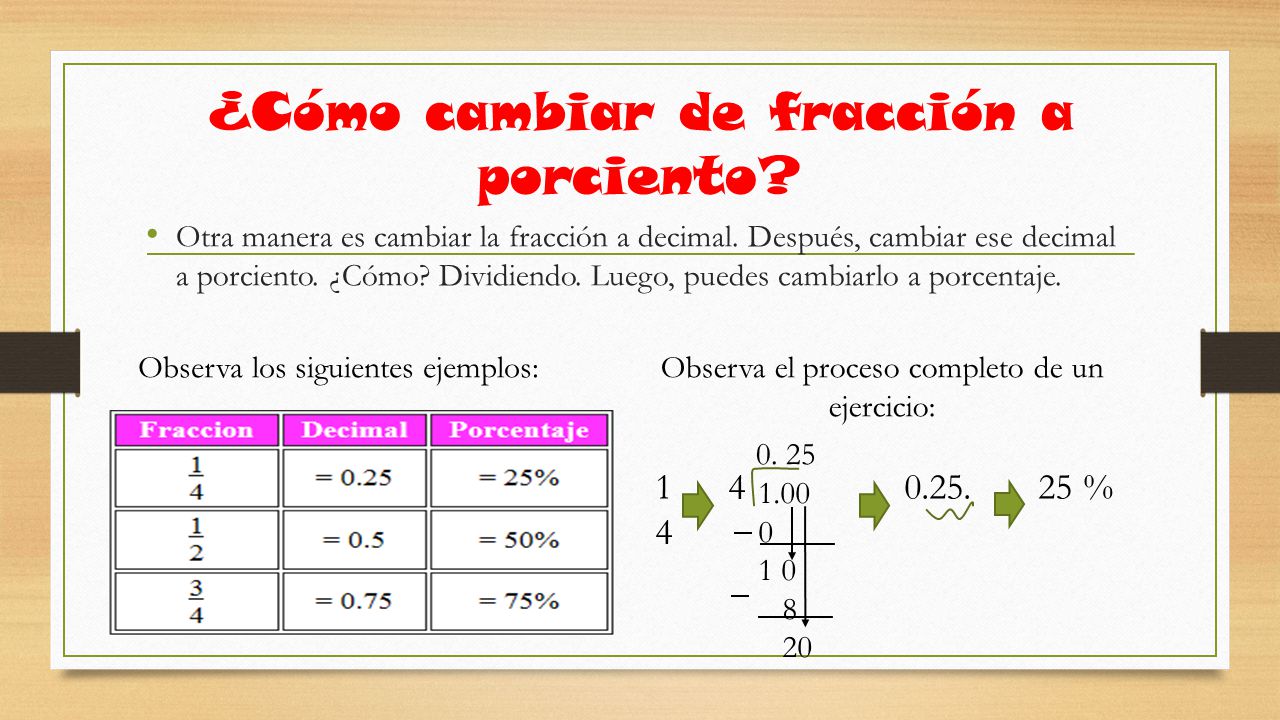 Resultado de imagen para cambiar la fraccion a decimal