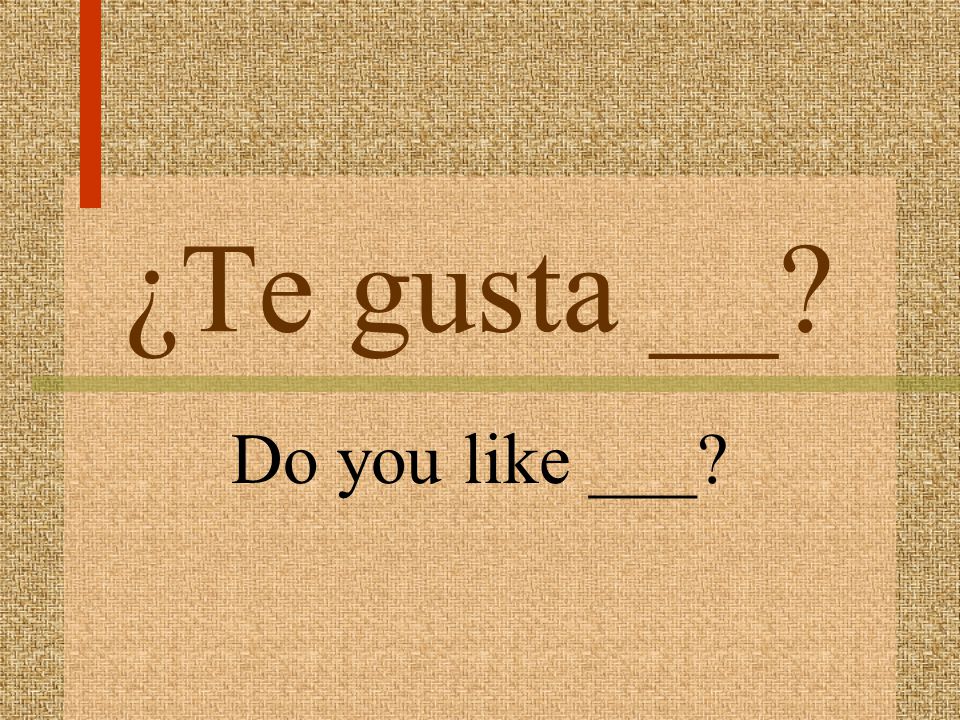 ¿Qué te gusta más What do you like more