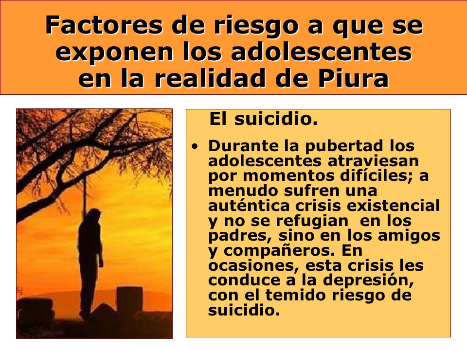 FACTORES DE RIESGO EN LOS ADOLESCENTES factores de riesgo en los adolescentes: