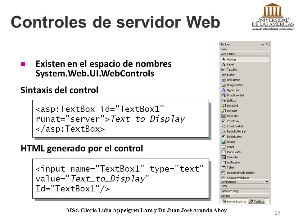 ESTADO DE UN CONTROL ASP NET estado de un control asp net:
