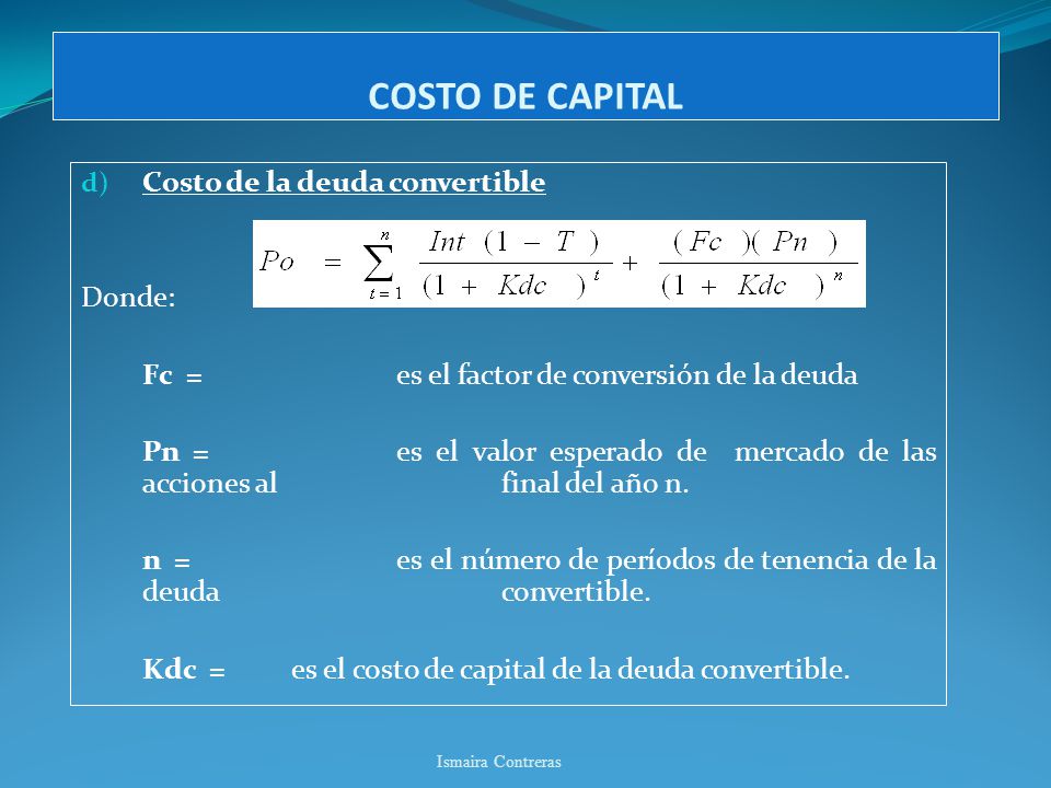 VALOR FINAL CAPITAL FINANCIERO valor final capital financiero: