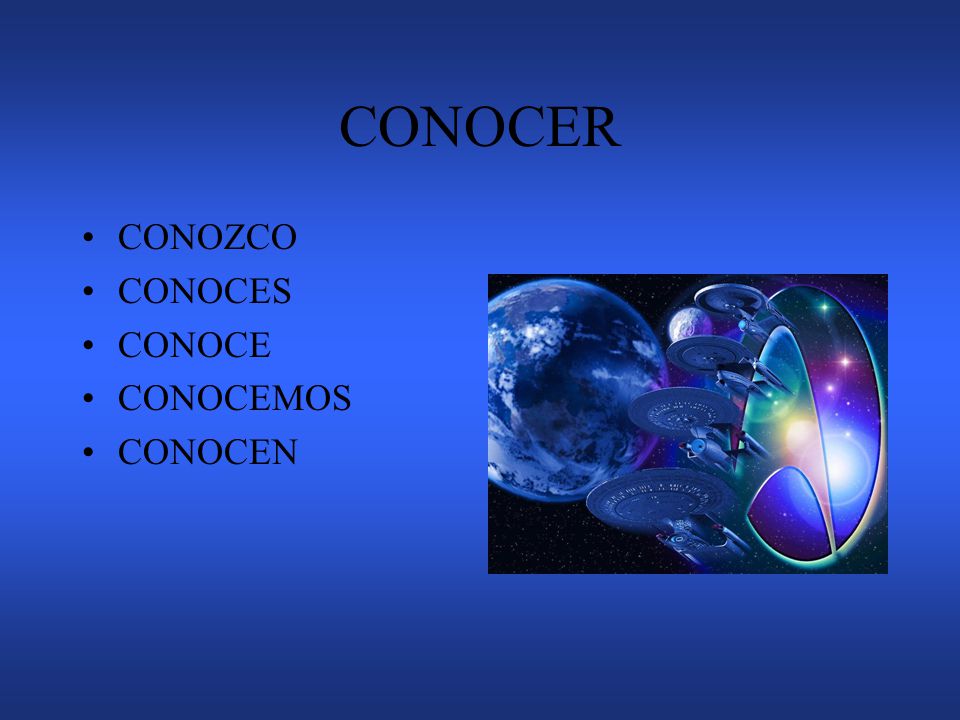 SABER VS. CONOCER How do we know when to use these 2 beautiful verbs