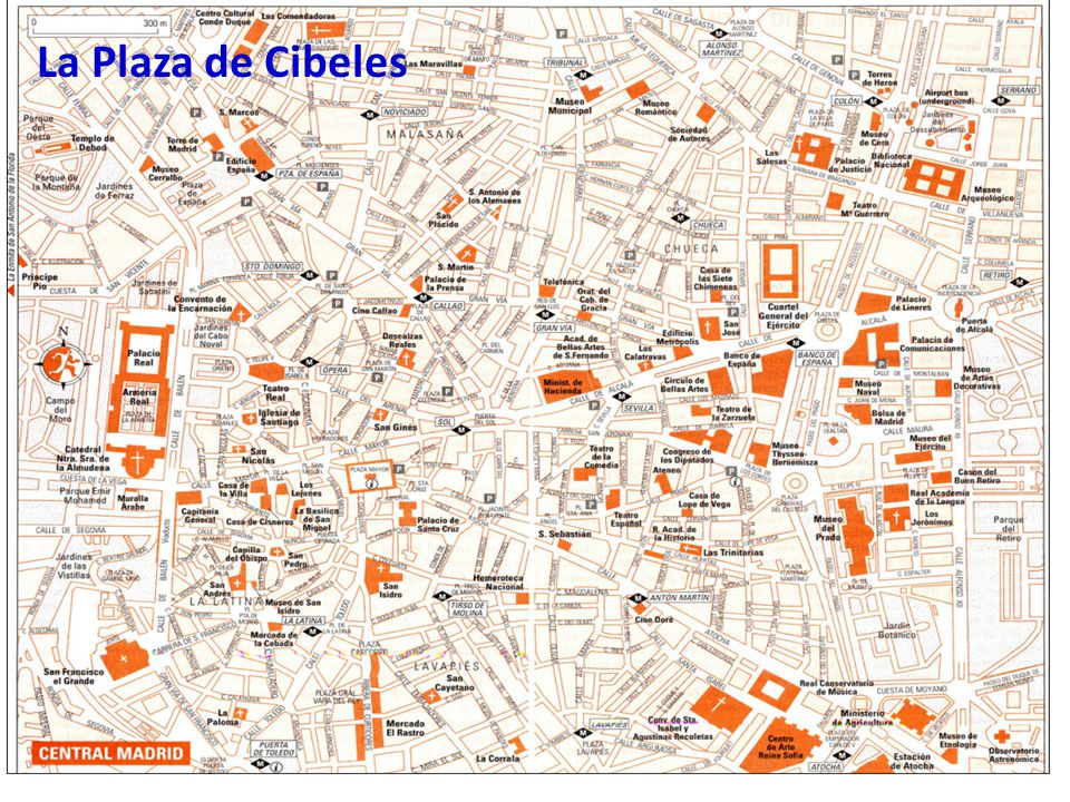 Madrid, España La Plaza de Cibeles