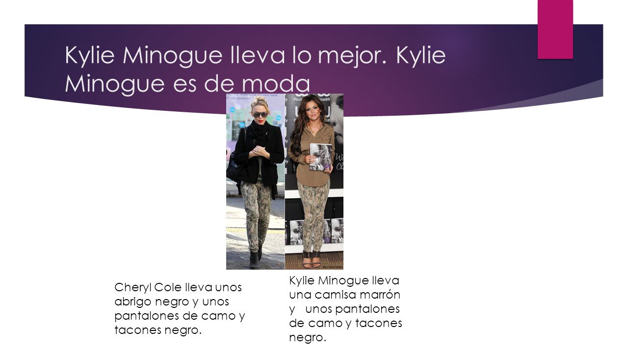 Kylie Minogue lleva lo mejor.