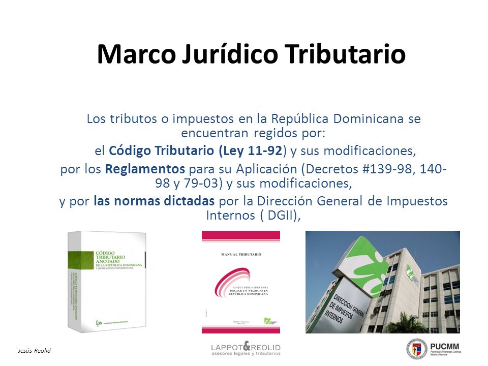 LEY MARCO JURIDICO TRIBUTARIO ley marco juridico tributario: