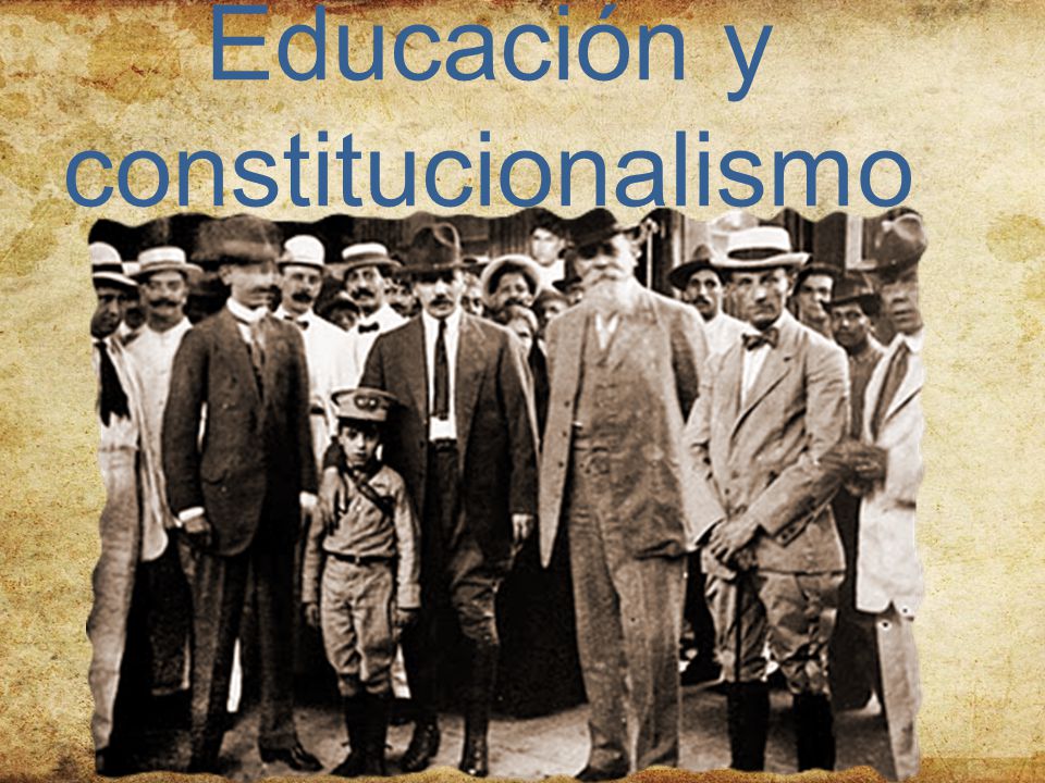 Educación y constitucionalismo