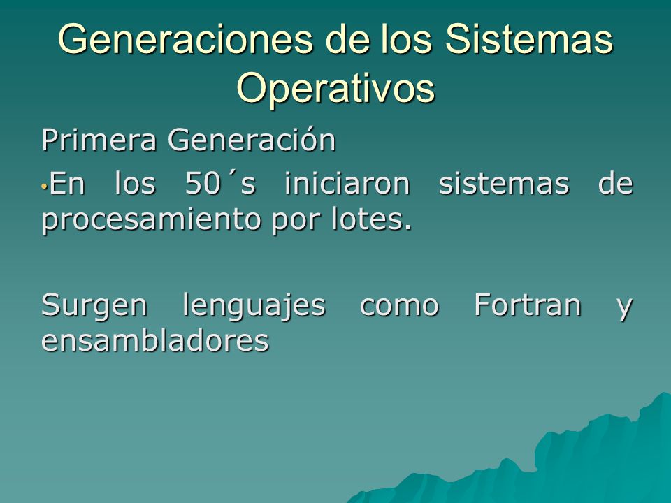 LAS TRES GENERACIONES DE LA COMPUTADORA las tres generaciones de la computadora:
