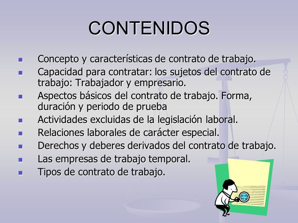 Unidad De Trabajo El Contrato De Trabajo Y Sus Modalidades Formaci N