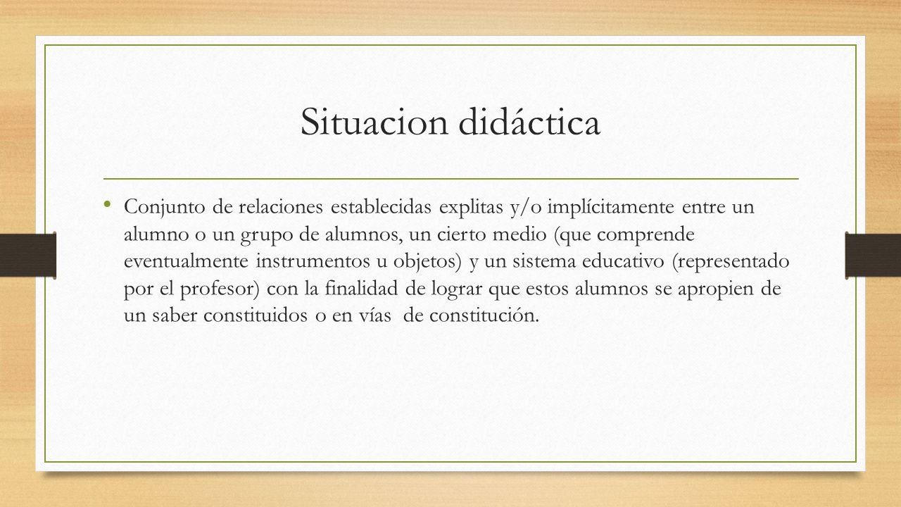 Situaci N Did Ctica De Ense Anza Aprendizaje Ppt Descargar