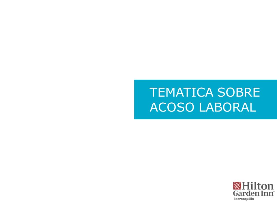 Tematica Sobre Acoso Laboral Concepto Sobre Acoso Laboral