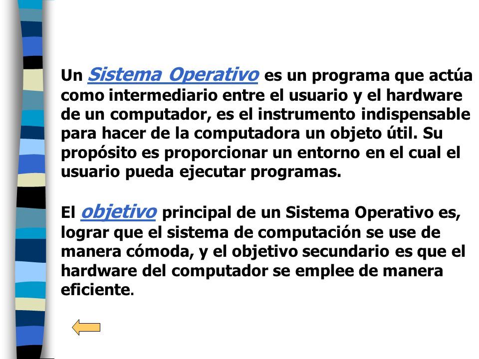 Ndice Sistema Operativo Definici N Funciones Caracter Sticas