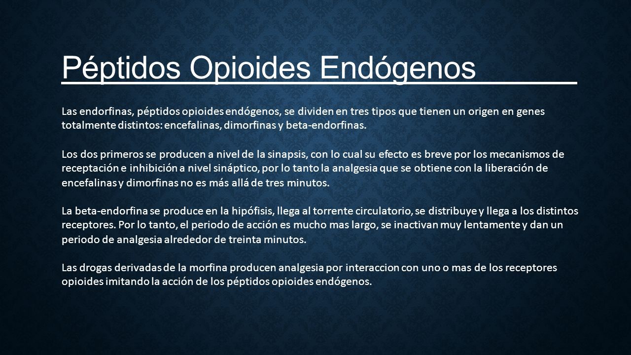 OPIOIDES Ppt Descargar