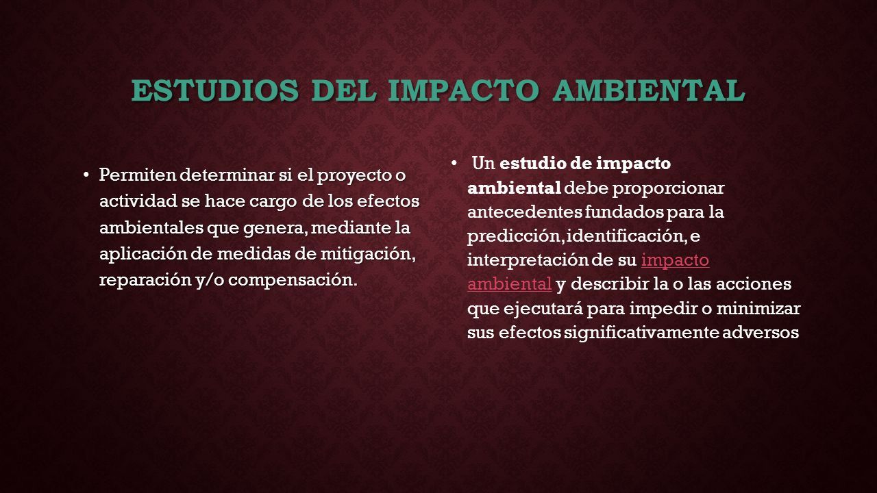 Grupo Los Estudios Del Impacto Ambiental Integrantes Josue Perez