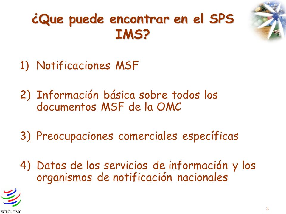 3 ¿Que puede encontrar en el SPS IMS.