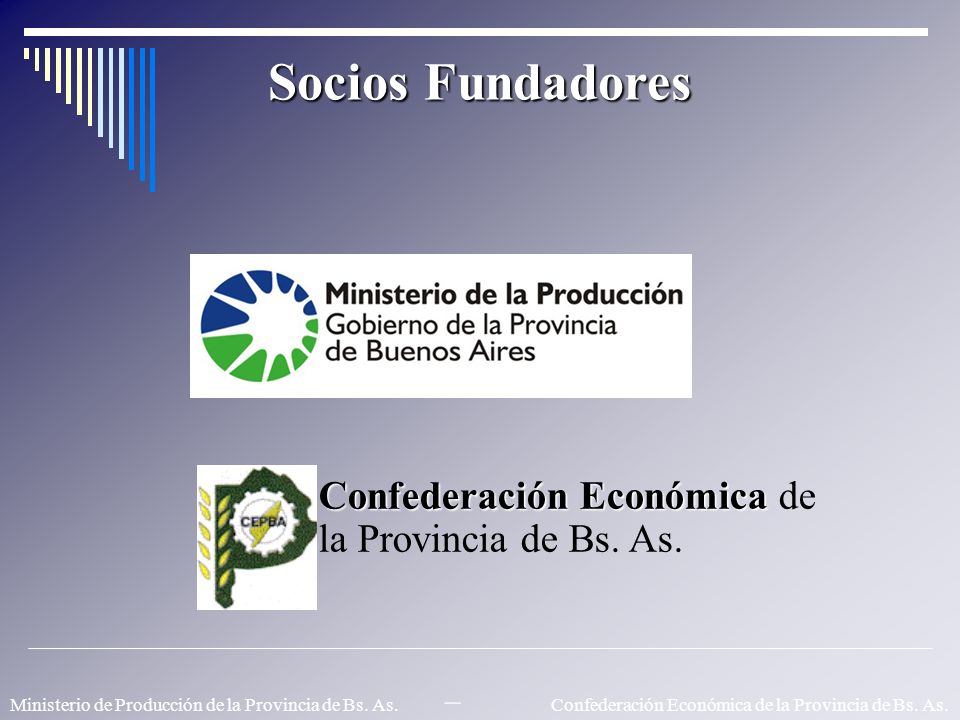 Socios Fundadores Confederación Económica Confederación Económica de la Provincia de Bs.