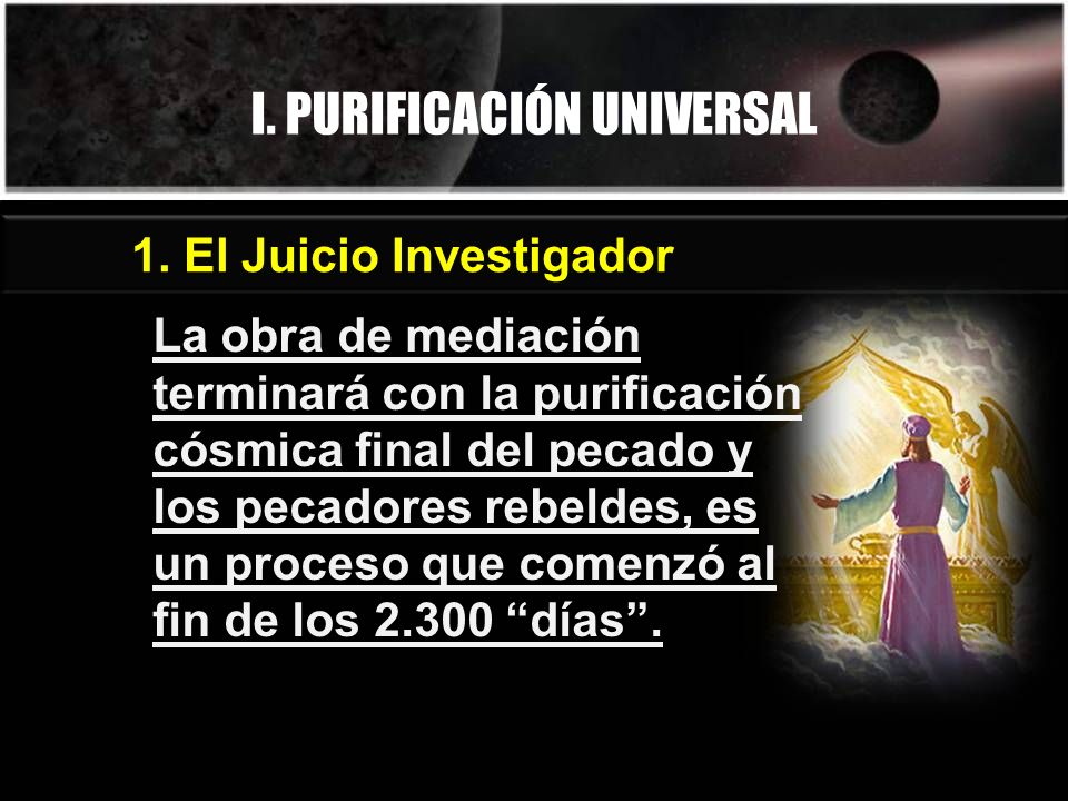 I. PURIFICACIÓN UNIVERSAL 1.