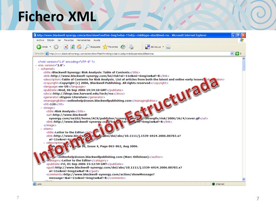 7 Fichero XML 7