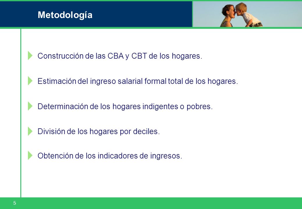 5 Metodología Construcción de las CBA y CBT de los hogares.
