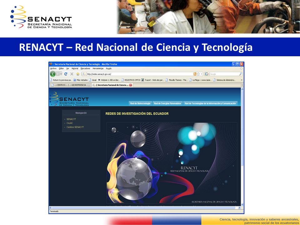 RENACYT – Red Nacional de Ciencia y Tecnología