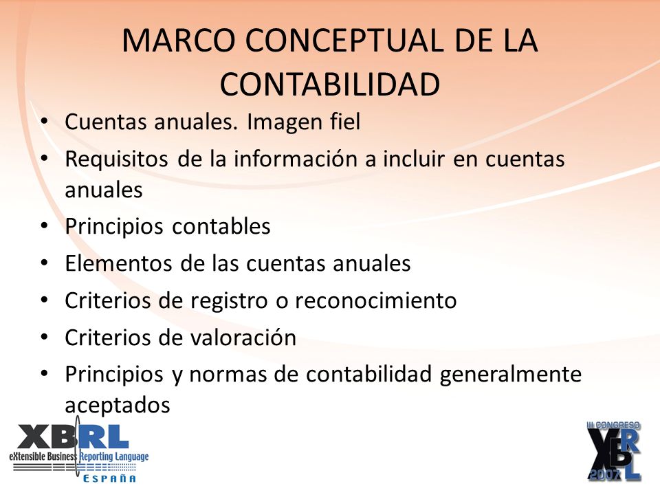 MARCO CONCEPTUAL DE LA CONTABILIDAD Cuentas anuales.