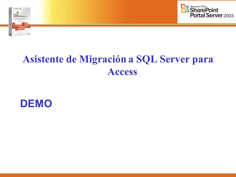 Asistente de Migración a SQL Server para Access DEMO