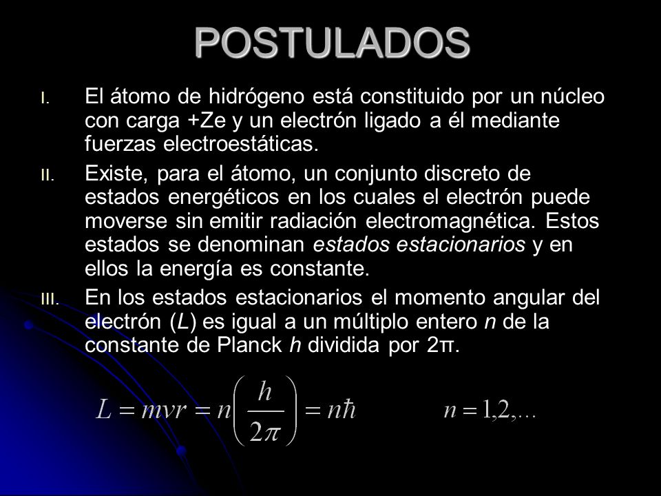 POSTULADOS I. I.