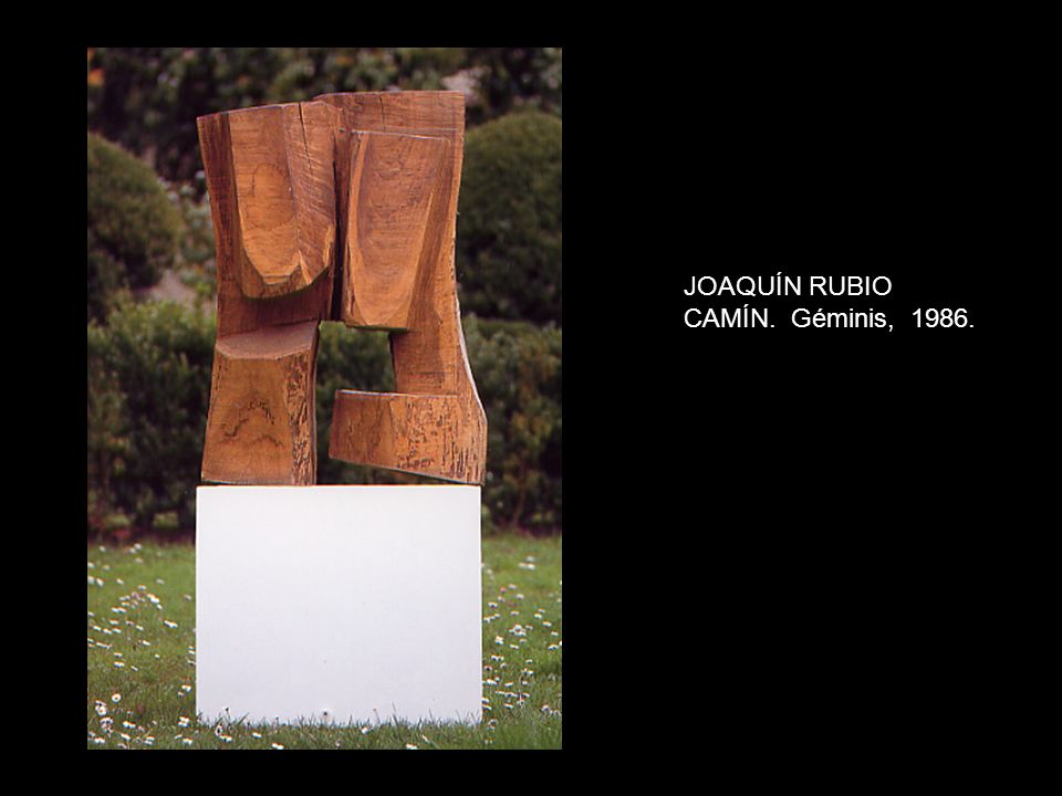 JOAQUÍN RUBIO CAMÍN. Géminis, 1986.