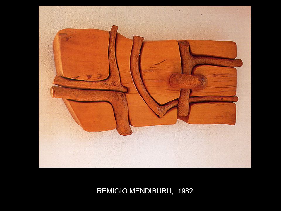 REMIGIO MENDIBURU, 1982.