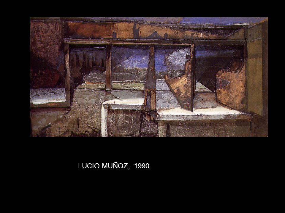 i LUCIO MUÑOZ, 1990.