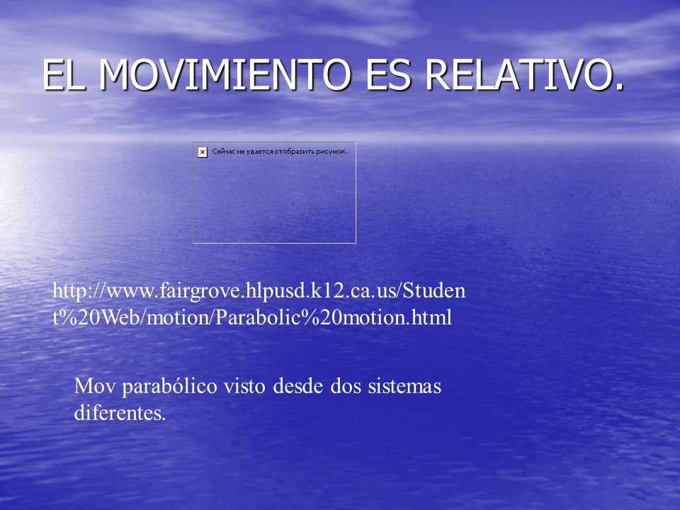 t%20Web/motion/Parabolic%20motion.html Mov parabólico visto desde dos sistemas diferentes.