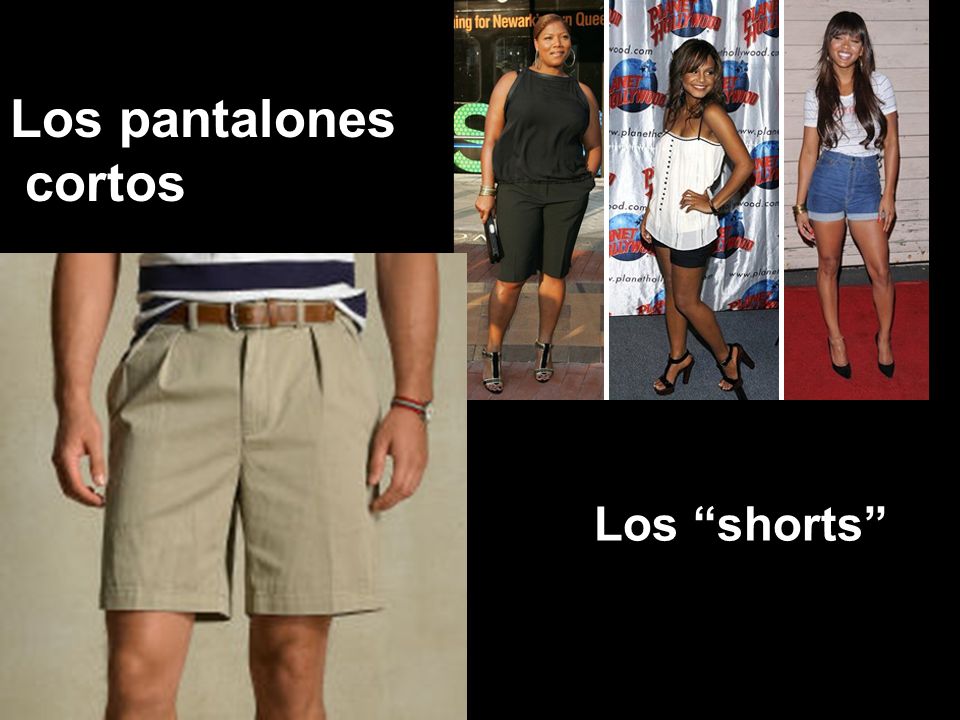 Los pantalones cortos Los shorts