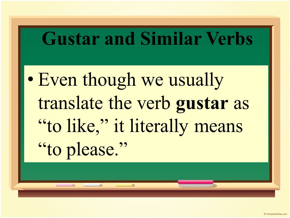 Gustar and Similar Verbs Español 1 Capítulo 11 página 370