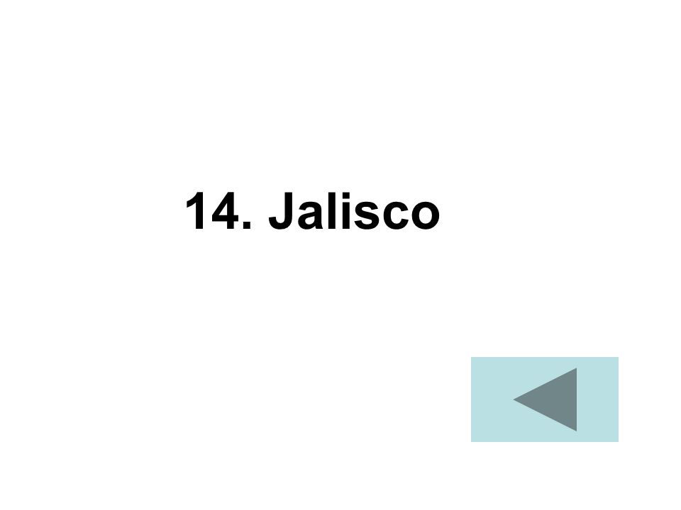 14. Jalisco