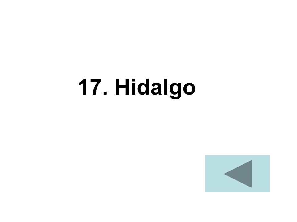 17. Hidalgo