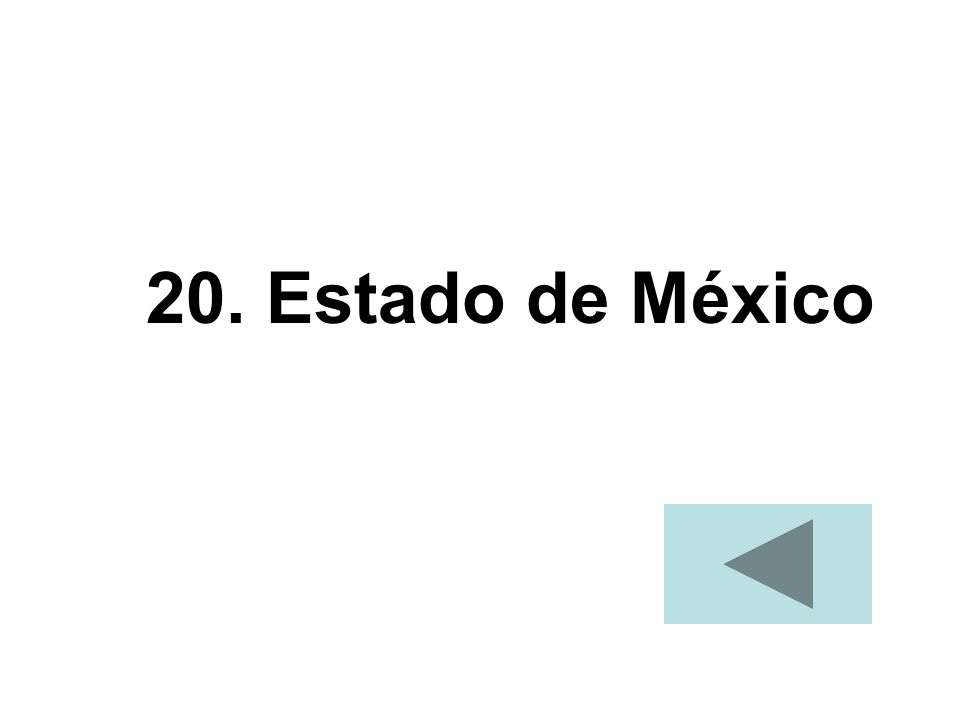 20. Estado de México