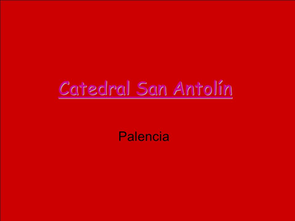 Catedral San Antolín Palencia