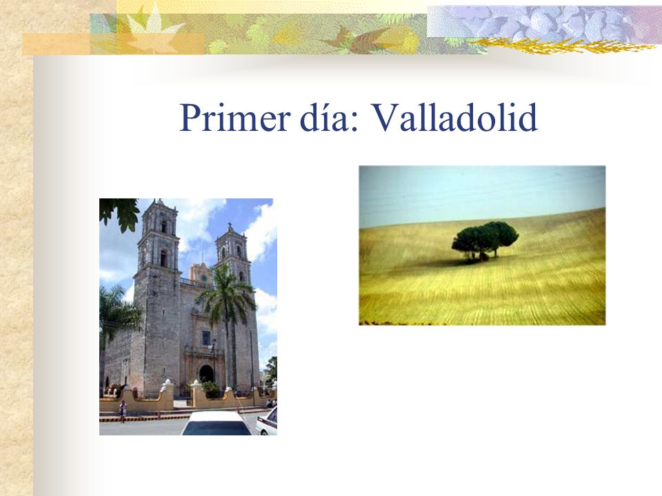 Primer día: Valladolid