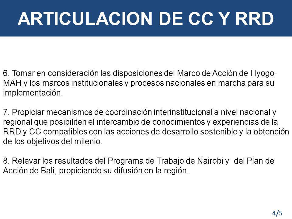 ARTICULACION DE CC Y RRD 6.